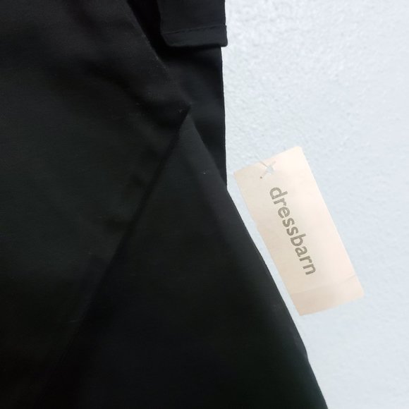 Dress Barn Women's Black Open Front Lace Crochet Lightweight Jacket Wrap - Picture 4 of 10